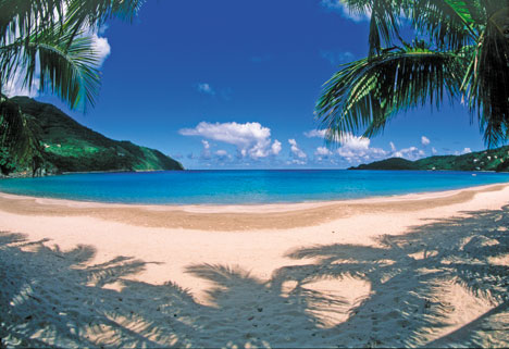 Luxury Caribbean Vacation Destinations Map